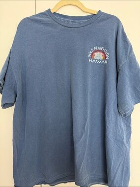 Blue 84 Dole Plantation Hawaii Pineapple Rainbow Graphic Tee Unisex XXL